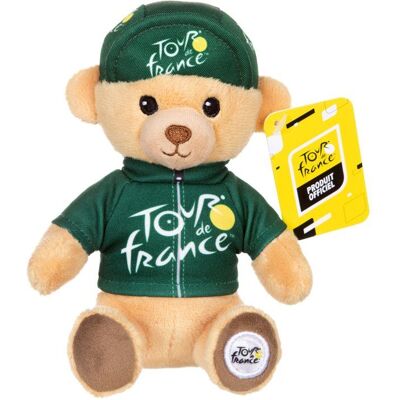 Peluche officielle du Tour de France - GIPSY TOYS - Tour de France - Ours maillot et casquette sprinteur vert - 15 cm Vert - Publicité Peluche officielle du Tour de France - GIPSY TOYS - Tour de France - Ours maillot et casquette sprinteur vert - 15 cm Vert - Publicité