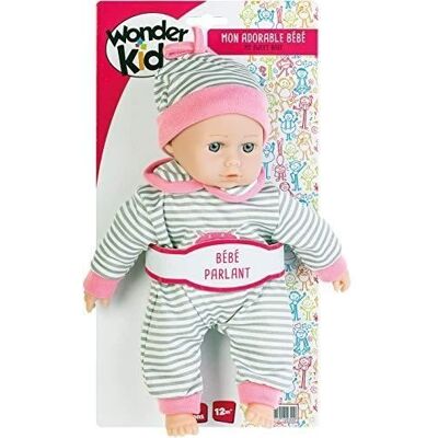 WONDERKIDS - 291 F 1 - 25 cm - 4 sons - Jouet parlant - Publicité WONDERKIDS - 291 F 1 - 25 cm - 4 sons - Jouet parlant - Publicité
