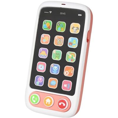 Téléphone Jouet Musical - Bébé - 12 Mois - Éducatif - Multicolore - Sécurisé Blanc - Publicité Téléphone Jouet Musical - Bébé - 12 Mois - Éducatif - Multicolore - Sécurisé Blanc - Publicité