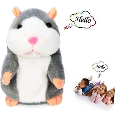 Jouet interactif - Hamster parlant - Peluche douce - Répète vos mots - Publicité Jouet interactif - Hamster parlant - Peluche douce - Répète vos mots - Publicité