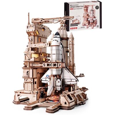 Puzzle 3D - ROBOTIME Puzzle 3D en bois Navette spatiale cadeau pour garçons enfants et adolescents - Publicité Puzzle 3D - ROBOTIME Puzzle 3D en bois Navette spatiale cadeau pour garçons enfants et adolescents - Publicité