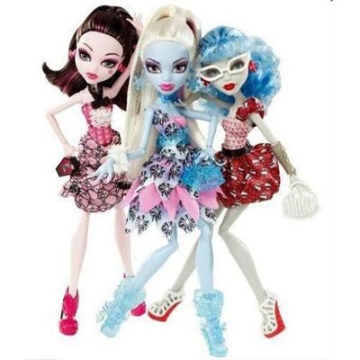 Poupées - MATTEL - Draculaura Abbey Bominable Ghoulia Yelps - Pack 3 - Multicolore - Pour enfant - Publicité Poupées - MATTEL - Draculaura Abbey Bominable Ghoulia Yelps - Pack 3 - Multicolore - Pour enfant - Publicité