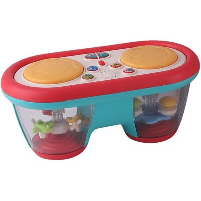 KCVV Jouet Musical Bébé 1 An avec Lumières - Cube dActivités à Double Tambour - Cadeau Enfant 9 12 18 Mois - Publicité KCVV Jouet Musical Bébé 1 An avec Lumières - Cube dActivités à Double Tambour - Cadeau Enfant 9 12 18 Mois - Publicité