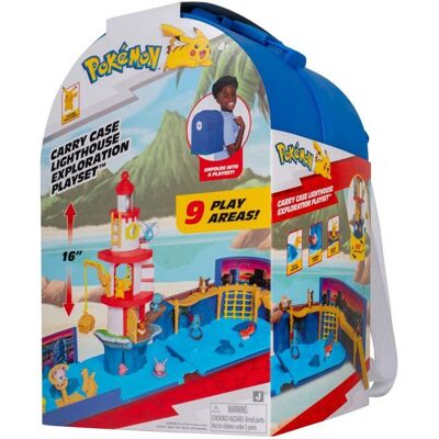 Coffret de jeu Pokémon - POKEMON - Exploration du phare - Pikachu inclus - sac transportable - Publicité Coffret de jeu Pokémon - POKEMON - Exploration du phare - Pikachu inclus - sac transportable - Publicité
