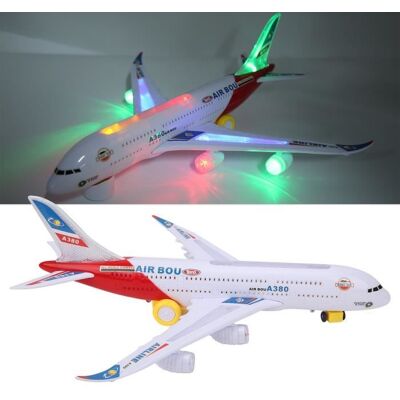 Avion jouet Modèle dAvion Électrique avec Conception de Roue Universelle Matériel de Protection dEnvironnement WAN® - Publicité Avion jouet Modèle dAvion Électrique avec Conception de Roue Universelle Matériel de Protection dEnvironnement WAN® - Publicité