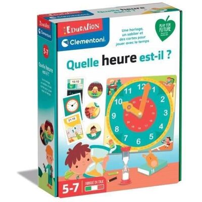 CLEMENTONI - 52590 - Quelle heure est-il ? - Publicité CLEMENTONI - 52590 - Quelle heure est-il ? - Publicité