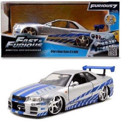 JADA TOYS FAST & FURIOUS - 2002 NISSAN SKYLINE - 1:24 - Publicité JADA TOYS FAST & FURIOUS - 2002 NISSAN SKYLINE - 1:24 - Publicité