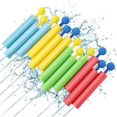 Pistolets à Eau en Mousse pour Enfants - Blaster - Lot de 12 - Jouet deau pour Piscine Plage Jardin - Bleu - Publicité Pistolets à Eau en Mousse pour Enfants - Blaster - Lot de 12 - Jouet deau pour Piscine Plage Jardin - Bleu - Publicité