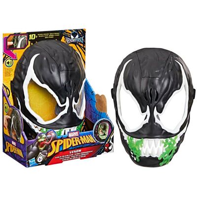 Hasbro Masque Venom Phosphorescent Jouet de déguisement de Super Héro Marvel Spider-Man VenomVersus Dès 5 ans Noir - Publicité Hasbro Masque Venom Phosphorescent Jouet de déguisement de Super Héro Marvel Spider-Man VenomVersus Dès 5 ans Noir - Publicité