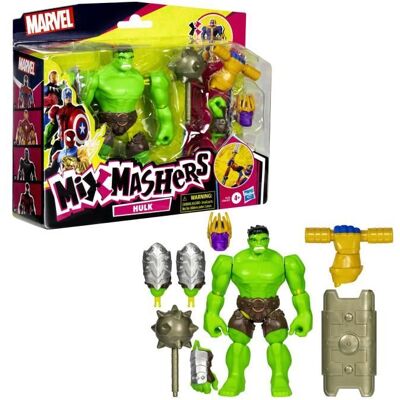 Hasbro MixMashers Hulk Deluxe figurine 12 cm personnalisable à mélanger et combiner avec accessoires Marvel dès 4 ans Vert - Publicité Hasbro MixMashers Hulk Deluxe figurine 12 cm personnalisable à mélanger et combiner avec accessoires Marvel dès 4 ans Vert - Publicité