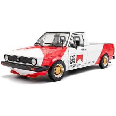 Voiture miniature de collection - SOLIDO - Volkswagen Golf I Caddy Tribute 1982 - Échelle 1/18 - Monté métal - Réf. S1803512 - Publicité Voiture miniature de collection - SOLIDO - Volkswagen Golf I Caddy Tribute 1982 - Échelle 1/18 - Monté métal - Réf. S1803512 - Publicité