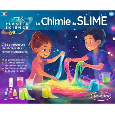 Kit Scientifique - SENTOSPHERE - La chimie du Slime - Pâtes gluantes - Gomme Origine Naturelle - Lavable facilement - Dès 8 ans - Publicité Kit Scientifique - SENTOSPHERE - La chimie du Slime - Pâtes gluantes - Gomme Origine Naturelle - Lavable facilement - Dès 8 ans - Publicité