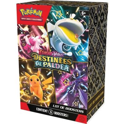 Pokemon Pokémon EV045 : Bundle 6b. Destinées de Paldea 24 - Publicité Pokemon Pokémon EV045 : Bundle 6b. Destinées de Paldea 24 - Publicité