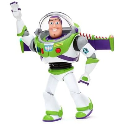 Figurine interactive - DISNEY - Buzz léclair - 36 cm - 15 répliques - Effets lumineux Blanc - Publicité Figurine interactive - DISNEY - Buzz léclair - 36 cm - 15 répliques - Effets lumineux Blanc - Publicité