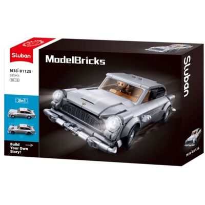 Briques de construction - SLUBAN - Voiture agent secret - 325 pièces - Gris - Dès 10 ans Gris - Publicité Briques de construction - SLUBAN - Voiture agent secret - 325 pièces - Gris - Dès 10 ans Gris - Publicité