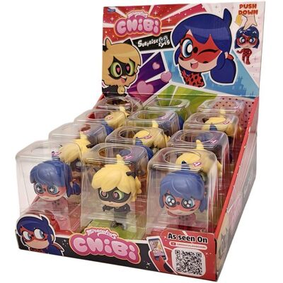Figurine Chibi Suprise - BANDAI - Miraculous - Modèle aléatoire Rouge - Publicité Figurine Chibi Suprise - BANDAI - Miraculous - Modèle aléatoire Rouge - Publicité