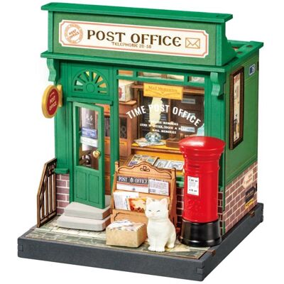 Kit de construction Robotime Century Post Office DS037 Bois 95 x 95 x 12 cm Vert - Publicité Kit de construction Robotime Century Post Office DS037 Bois 95 x 95 x 12 cm Vert - Publicité