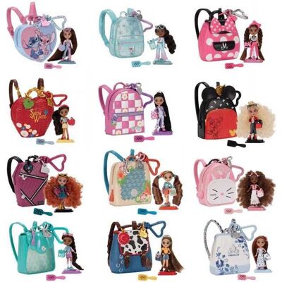 Mini poupée - JAKKS PACIFIC - JAC253964 - 6 cm - Cheveux implantés - Sac à main stylé Bleu - Publicité Mini poupée - JAKKS PACIFIC - JAC253964 - 6 cm - Cheveux implantés - Sac à main stylé Bleu - Publicité