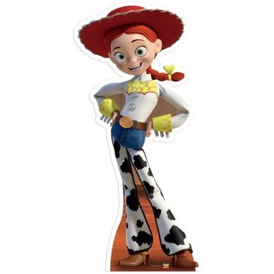 Figurine en carton - DISNEY - Jessie Toy Story - Taille réelle 140 cm - Ultra léger - Décoration originale Blanc - Publicité Figurine en carton - DISNEY - Jessie Toy Story - Taille réelle 140 cm - Ultra léger - Décoration originale Blanc - Publicité