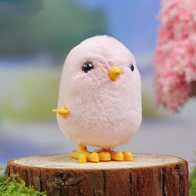 SANYU Jouet Interactif Peluche en forme de poule 9 cm kawaii réaliste cadeau pour enfants Petit Poussin Adorable Sauteur Rose Rose - Publicité SANYU Jouet Interactif Peluche en forme de poule 9 cm kawaii réaliste cadeau pour enfants Petit Poussin Adorable Sauteur Rose Rose - Publicité