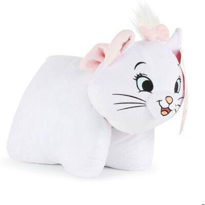 Coussin peluche 2 en 1 - DISNEY - Marie - Ultra-doux - 43x28 cm - Transformable (fermeture velcro) - Publicité Coussin peluche 2 en 1 - DISNEY - Marie - Ultra-doux - 43x28 cm - Transformable (fermeture velcro) - Publicité