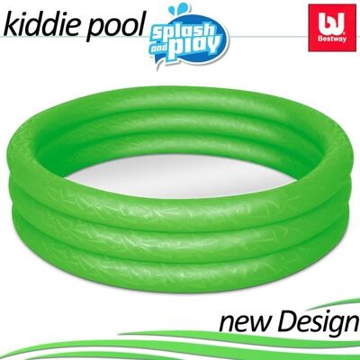 Piscine gonflable enfant - BESTWAY - Vert - Ø152cm - 3 anneaux - Sol souple Bleu - Publicité Piscine gonflable enfant - BESTWAY - Vert - Ø152cm - 3 anneaux - Sol souple Bleu - Publicité