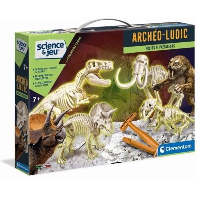 Clementoni - Science & Jeu - Archéo Ludic - Proies et Prédateurs Beige - Publicité Clementoni - Science & Jeu - Archéo Ludic - Proies et Prédateurs Beige - Publicité