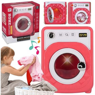 Jouet INTERACTIF machine à laver machine à laver pour enfants tambour MOBILE LUMIÈRE SON 3+ Rose - Publicité Jouet INTERACTIF machine à laver machine à laver pour enfants tambour MOBILE LUMIÈRE SON 3+ Rose - Publicité