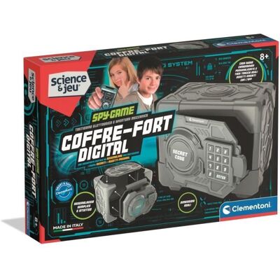 CLEMENTONI - Coffre-Fort Digital - Code Secret - Dès 8 ans - Jouet Électronique - Cadenas Numérique - Effets sonores - Secret - Publicité CLEMENTONI - Coffre-Fort Digital - Code Secret - Dès 8 ans - Jouet Électronique - Cadenas Numérique - Effets sonores - Secret - Publicité