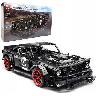 MOULD KING 13108 techniques Jouets de voiture MOC-22970 La Mustang Hoonicorn Modèle Blocs de construction Briques Noir - Publicité MOULD KING 13108 techniques Jouets de voiture MOC-22970 La Mustang Hoonicorn Modèle Blocs de construction Briques Noir - Publicité