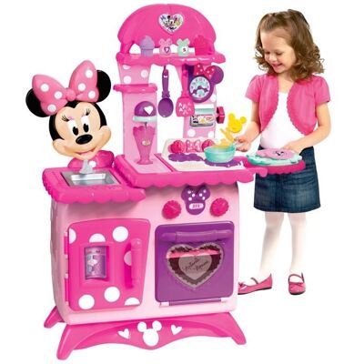 Minnie - Cuisine Minnie Fabuleuse avec de nombreux accessoires et sons Rose - Publicité Minnie - Cuisine Minnie Fabuleuse avec de nombreux accessoires et sons Rose - Publicité