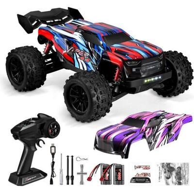 TTLIFE 50km/h 1:16 Voiture Télécommandée Adulte 4WD RC Voiture 24GHz RC Monster Truck RC Buggy Car 2 Batterie pour Adultes et Enfants Violet - Publicité TTLIFE 50km/h 1:16 Voiture Télécommandée Adulte 4WD RC Voiture 24GHz RC Monster Truck RC Buggy Car 2 Batterie pour Adultes et Enfants Violet - Publicité
