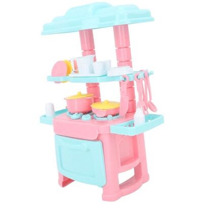 Vvikizy Jouet de Cuisine Enfants 48 PCS Ensemble Cuisine Intégré Réaliste Jouet Interactif Jeu de Rôle pour Enfants Rose - Publicité Vvikizy Jouet de Cuisine Enfants 48 PCS Ensemble Cuisine Intégré Réaliste Jouet Interactif Jeu de Rôle pour Enfants Rose - Publicité