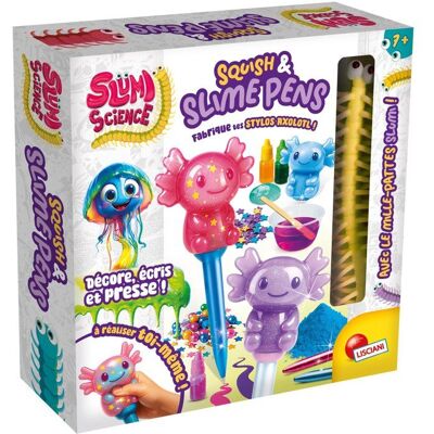 SLUMI SCIENCE Squish & Slime Pens - Kit Créatif - LISCIANIGIOCHI - Personnalisation & Effet Ultra Doux - Dès 7 ans - Publicité SLUMI SCIENCE Squish & Slime Pens - Kit Créatif - LISCIANIGIOCHI - Personnalisation & Effet Ultra Doux - Dès 7 ans - Publicité