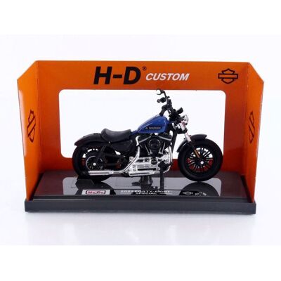 Véhicule miniature de collection - MAISTO - Harley‑Davidson Forty‑Eight Special 2022 - Échelle 1/18 - Bleu/Noir - 14+ ans - Publicité Véhicule miniature de collection - MAISTO - Harley‑Davidson Forty‑Eight Special 2022 - Échelle 1/18 - Bleu/Noir - 14+ ans - Publicité