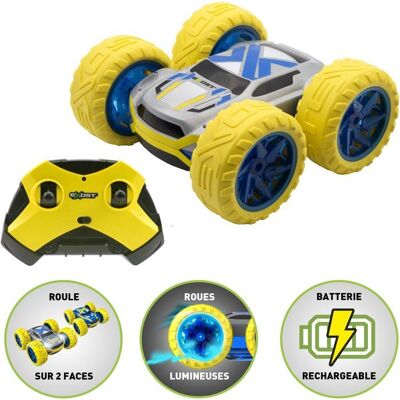 Silverlit Voiture radiocommandée - EXOST - 360 Cross MX - Echelle 1/18 - 2 4 GHz - Batterie rechargeable - Jaune - Dès 5 ans Jaune - Publicité Silverlit Voiture radiocommandée - EXOST - 360 Cross MX - Echelle 1/18 - 2 4 GHz - Batterie rechargeable - Jaune - Dès 5 ans Jaune - Publicité