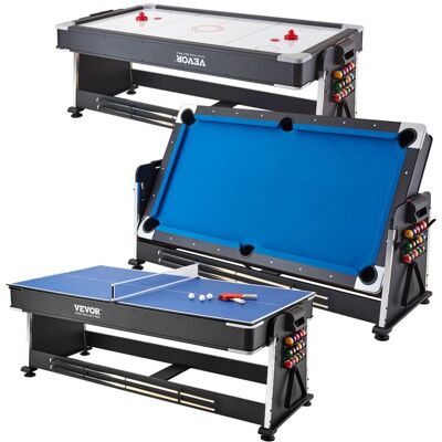 Table de Jeu Pivotante 3-en-1 pour Air Hockey-VEVOR-Billard et Ping-pong Table d’Air Hockey-2235 cm Noir - Publicité Table de Jeu Pivotante 3-en-1 pour Air Hockey-VEVOR-Billard et Ping-pong Table d’Air Hockey-2235 cm Noir - Publicité