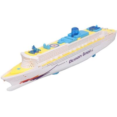 SURENHAP modèle de bateau de croisière avec lumière sonore Modèle de bateau de croisière pour enfants effets jeux talkie-walkie Blanc - Publicité SURENHAP modèle de bateau de croisière avec lumière sonore Modèle de bateau de croisière pour enfants effets jeux talkie-walkie Blanc - Publicité