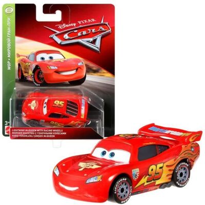 Voiture miniature - MATTEL - Disney Pixar Cars 3 modèles Cast - métal die-cast - échelle 1:55 - rouge Rouge - Publicité Voiture miniature - MATTEL - Disney Pixar Cars 3 modèles Cast - métal die-cast - échelle 1:55 - rouge Rouge - Publicité