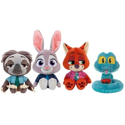 JAZWARES Peluche Zootropolis de 20 cm - assortiment de modèles - Publicité JAZWARES Peluche Zootropolis de 20 cm - assortiment de modèles - Publicité