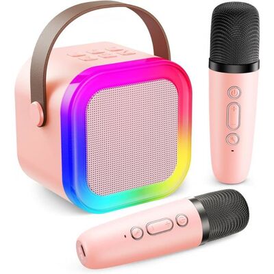 DRIVENEST Micro Karaoke Sans Fil Enfant 3-12 Ans Cadeau Fille Garçon Anniversaire Micro Musical avec Haut-Parleur Jouet Chanteur Rose - Publicité DRIVENEST Micro Karaoke Sans Fil Enfant 3-12 Ans Cadeau Fille Garçon Anniversaire Micro Musical avec Haut-Parleur Jouet Chanteur Rose - Publicité