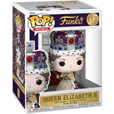 Figurine Funko Pop! Premium Royal Family Reine Elizabeth II (couronement ) - Publicité Figurine Funko Pop! Premium Royal Family Reine Elizabeth II (couronement ) - Publicité