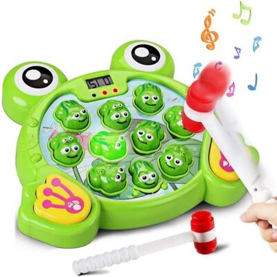 Jouet - ZGEER - Grenouille - Lumière - Musical - 2 Marteaux Vert - Publicité Jouet - ZGEER - Grenouille - Lumière - Musical - 2 Marteaux Vert - Publicité