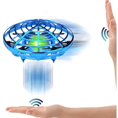 ONEVER Mini Jouet Volant UFO Drone Avion Interactive Infrarouge Induction Hélicoptère Capteurs Rotatif 360° Contrôle Manuel avec Lumière Blanc - Publicité ONEVER Mini Jouet Volant UFO Drone Avion Interactive Infrarouge Induction Hélicoptère Capteurs Rotatif 360° Contrôle Manuel avec Lumière Blanc - Publicité
