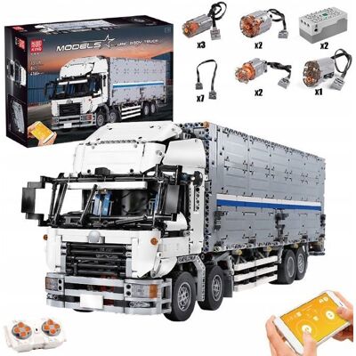MOULD KING 13139 technique Voiture jouets Le corps daile motorisé MOC-1389 APP&RC Ensemble de camion Blocs de construction Briques - Publicité MOULD KING 13139 technique Voiture jouets Le corps daile motorisé MOC-1389 APP&RC Ensemble de camion Blocs de construction Briques - Publicité