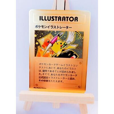 Carte Pokémon Métallique - Pikachu Illustrator - Version Japonaise - Publicité Carte Pokémon Métallique - Pikachu Illustrator - Version Japonaise - Publicité