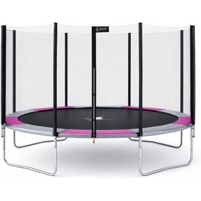 Kangui RALLI 360 - Trampoline - Rose - Jeu Sûr Extérieur - Publicité Kangui RALLI 360 - Trampoline - Rose - Jeu Sûr Extérieur - Publicité