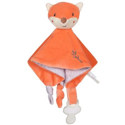 Gipsy Toys Carré Doudou bambou Renard - 24 cm - Doudou - Publicité Gipsy Toys Carré Doudou bambou Renard - 24 cm - Doudou - Publicité