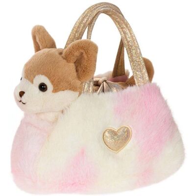 Peluche Chihuahua girly bag fashionista - GIPSY TOYS - 18 cm Rose - Publicité Peluche Chihuahua girly bag fashionista - GIPSY TOYS - 18 cm Rose - Publicité