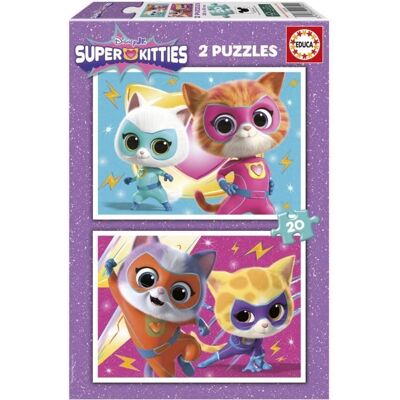 Educa Superkitties Puzzle - Puzzle - Publicité Educa Superkitties Puzzle - Puzzle - Publicité